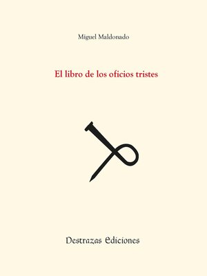 cover image of El libro de los oficios tristes